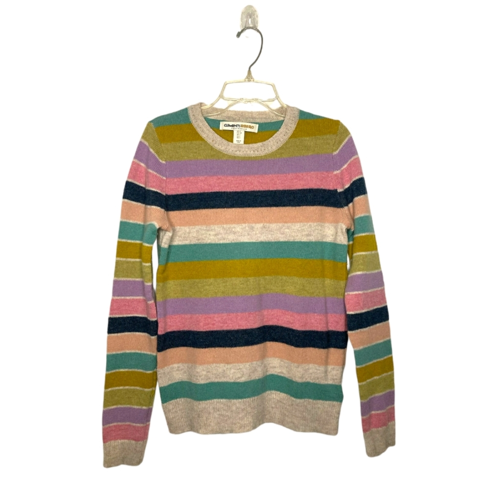 Clements Ribeiro Striped Wool Blend Sweater Jumper (small)
